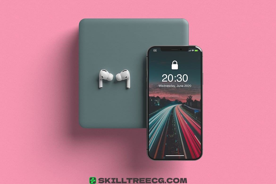 图片[4]-Top View Smartphone Mockup（143842）-技能树